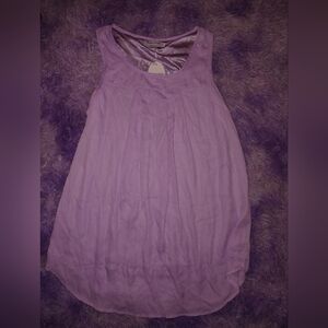 Purple Sleeveless Tank Top